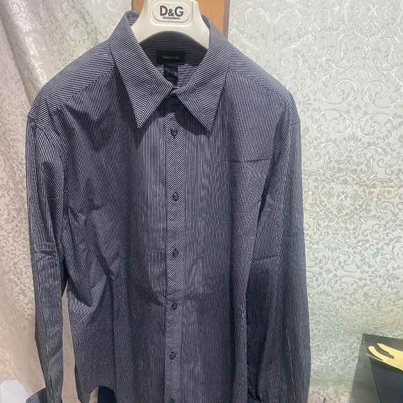 Claiborne Class Cuff Link Shirt Sz XL - Picture 6 of 10